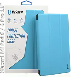 Чохол до планшета BeCover TPU Edge stylus mount Xiaomi Mi Pad 6 / 6 Pro 11" Blue (709559)