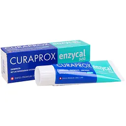 Зубна паста Curaprox Enzycal ферментна з підвищеним вмістом фтору 75 мл - мініатюра 2