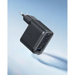 Зарядний пристрій Anker 2xUSB-C PD70W + 1xUSB black (A121AL11) - мініатюра 2
