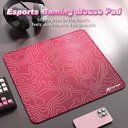 Ігровий килимок Attack Shark CM02 / 40*45 см / Pink Lines - мініатюра 6