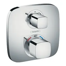 Термостат з запірним вентилем Hansgrohe Ecostat E 15708000, Хром