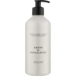 Крем-лосьйон для тіла та рук Cereria Molla Amber & Sandalwood 500 мл (8000020056785) - мініатюра 2