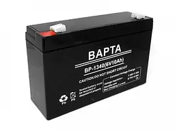 Акумуляторна батарея 6В 10А акумулятор AGM 6v 10A BAPTA 6В 10Ач - мініатюра 1