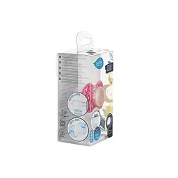 Пустушка Nuvita 7085 Air55 Cool симетрична 6m+ GOOD NIGHT світиться у темряві кольору марсала NV7085GM - мініатюра 4