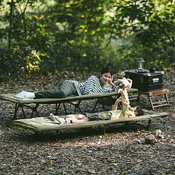 Килимок-топпер для розкладних ліжок Naturehike (CNK2300DZ022) темно-зелений - мініатюра 6