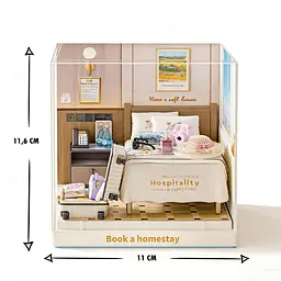 Конструктор-румбокс Mini House Інтер'єр Міні Готельний номер (8038) - мініатюра 3