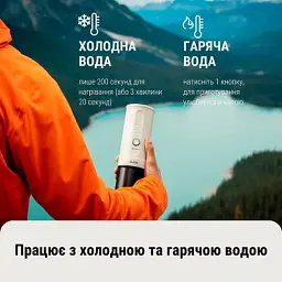 Кавоварка кемпінгова Outin Nano Espresso Machine OTEM-01 Pearl White (OTEM-01-PW) - мініатюра 8