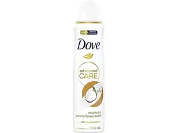Дезодорант-антиперспірант DOVE 150мл Кокос та квіти жасмину 72 години