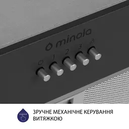 Витяжка повновбудована Minola HBI 5204 GR 700 LED - мініатюра 6