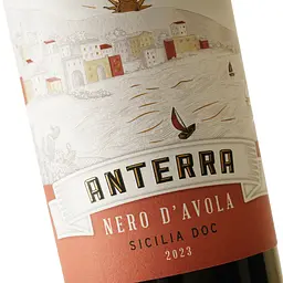 Вино Anterra Nero D'Avola Sicilia DOC червоне сухе 0.75 л - мініатюра 5