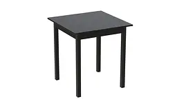 Стіл кухонний Ferrum-decor Агата 75x70x70 Чорний ДСП Сосна Кембра 16мм (FRD-105674) - мініатюра 3