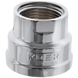 Муфта редукційна Koer 1"х1-1/4" (хром) Kf.C1012.chr KF0123 - мініатюра 3