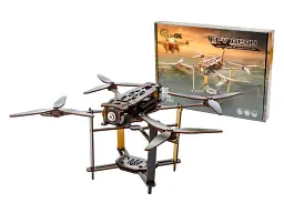 Дерев'яний 3D конструктор FPV Дрон, Puzzleоk (Puz-00923), 95 дет.
