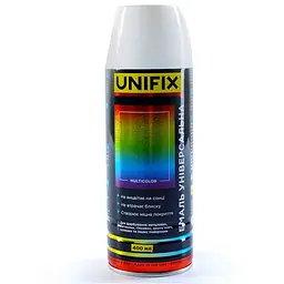 Емаль універсальна в балончику Unifix 400мл RAL 9003 білий мат