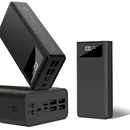 Універсальна мобільна батарея XO PR124 40000 mAh (Black) - мініатюра 8