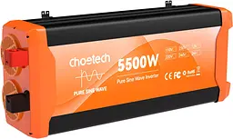 Інвертор автомобільний Choetech 12\220V 5500W (2500Вт), чиста синусоїда - мініатюра 3