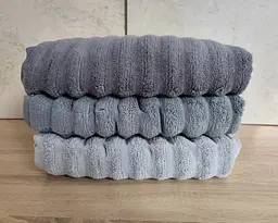 Набір турецьких махрових рушників Cestepe MicroCotton Premium 3 штуки 70x140 Ezgi 9 щільність 600 г/м2 - мініатюра 3