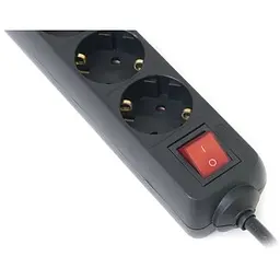 Мережевий фільтр живлення REAL-EL REAL-EL RS-6 PROTECT USB, 5m, black (EL122300018) - мініатюра 4
