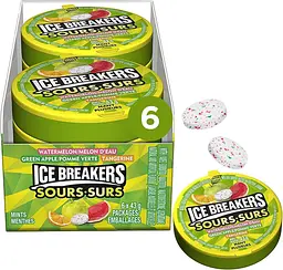 Льодяники Ice Breakers Fruit Sours-Surs 43г - мініатюра 6