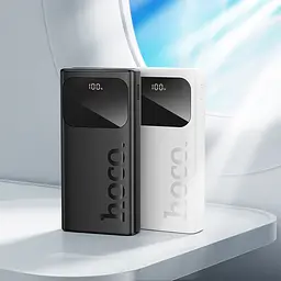 Зовнішній акумулятор HOCO J144A Hymn power bank(30000mAh) White (6942007642149) - мініатюра 4