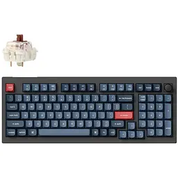 Клавіатура Keychron V5 Max Gateron Jupiter Brown Hot-Swap EN/UKR RGB Black (V5M-D3-UA)