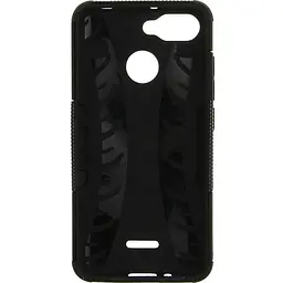 Чохол-накладка Toto Dazzle Kickstand 2 in 1 Case Xiaomi Redmi 6/6A Black - мініатюра 3