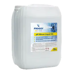 Рідкий засіб для зниження pH у басейні Froggy PH-Minus Liquid НА 20 л для підтримки правильного pH води