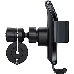 Автотримач із бездротовою зарядкою Baseus Smart Solar Power Wireless Cycling Electric Holder Black (SUZG010001) [85330] - мініатюра 4