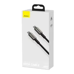 Дата кабель USB-C to USB-C 1.0m 100W black Baseus (CATWJ-01) - мініатюра 6