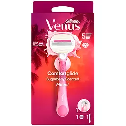 Станок для гоління Gillette Venus Pro Comfortglide Sugarberry Scented Miami жіночий 1 шт. - мініатюра 2