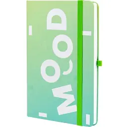Книга записна Optima Mood А5, 128 аркушів, лінія, зелена (O20812-44) - мініатюра 2