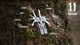Мультитул Ganzo Multi Tool (G104S), Сріблястий - мініатюра 20