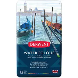 Акварельні олівці Watercolour 12 кол. Derwent (5010255784513)