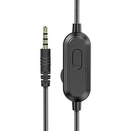 Ігрові накладні навушники Hoco W103 Magic, 3.5mm, 1.2m, Чорний - мініатюра 5