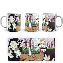 Кухоль GeekLand Bungou Stray Dogs Проза Бродячих Псів Акутагава Дазай Ацуши BSD 11 330 мл білий - мініатюра 4