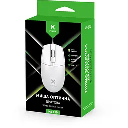 Мишка Vinga MS-110 White - мініатюра 4