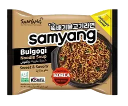 Локшина швидкого приготування Samyang Bulgogi Sweet and delicious bulgogi noodle soup, 140г