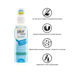 Антибактеріальний спрей для іграшок Pjur Med Clean, 100 мл - мініатюра 3