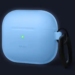 Чохол Elago Hang Silicone Case Nightglow Blue для Airpods 3rd Gen білий (EAP3HG-HANG-LUBL) - мініатюра 3