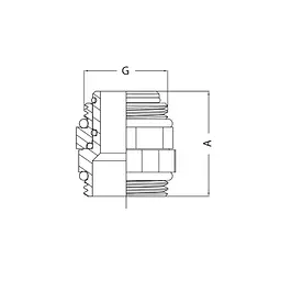 Ніпель поворотний Koer Kf.N210 - 1'' Mm KR4977 - мініатюра 2