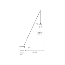 Торшер Skarlat RLL8109 10W BK 3000K - мініатюра 2