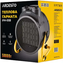 Теплова гармата Ardesto електрична 50м2 чорна (IFH-05B) - мініатюра 9