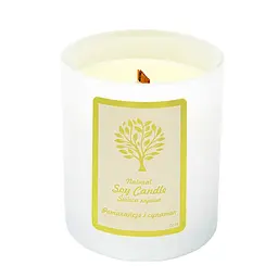 Свічка Aurora Natural Soy Candle апельсин та кориця 150 г - мініатюра 5