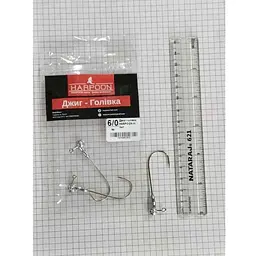 Джиг-головка HARPOON 4г №6/0 (3шт/уп)