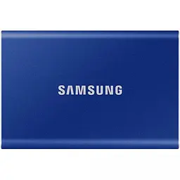 Зовнішній SSD накопичувач Samsung T7 500 GB Indigo Blue [MU-PC500H/WW] [53623] - мініатюра 2