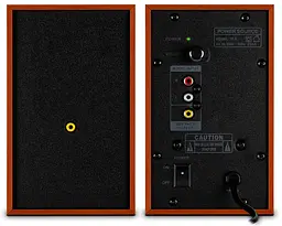 Колонки 2.0 Gemix TF-5 Cherry 2 x 5 Вт МДФ живлення від мережі 220V керування ззаду - мініатюра 3