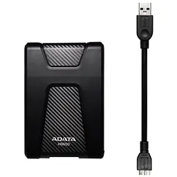 Зовнішній жорсткий диск Adata 2TB (AHD650-2TU31-CBK) - мініатюра 4