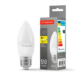 LED-лампа Titanum C37 6W E27 3000K (25679-000)