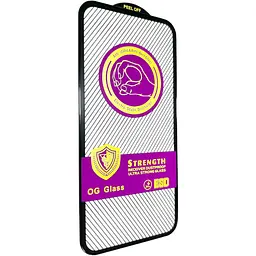 Захисне скло DK для Apple iPhone 14 Plus Ultra Strong V Strength ESD Full Glue 017865 black
