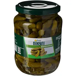 Пікулі Домашні продукти Огірки мариновані 680 г - мініатюра 3